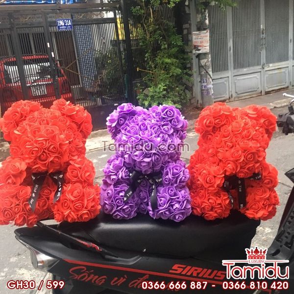 Mẫu Gấu Hoa Hồng Được Săn Đón Nhất Trong Dịp Lễ