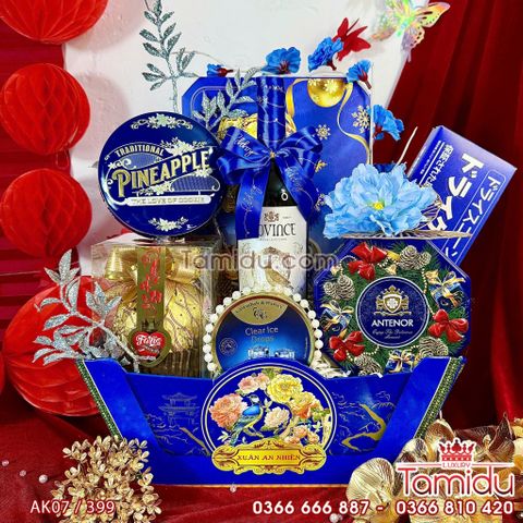 Set Thuyền Quà Tết An Nhiên - Chúc Tết An Lành và Hạnh Phúc