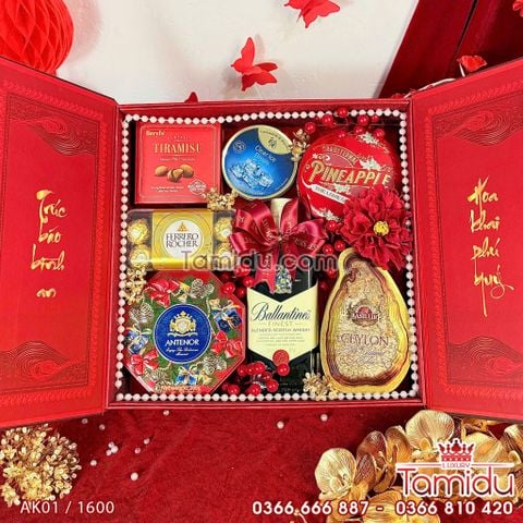 Hộp Quà Tết Cao Cấp Khổng Tước Rực Rỡ - Món Quà Tết Đặc Biệt Cho Mọi Người Thân Yêu