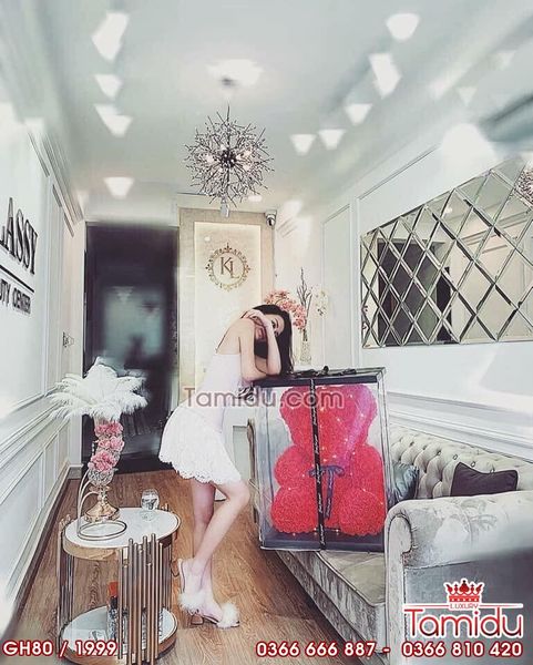 Gấu Bông Hoa Hồng 80cm  Siêu To Khổng Lồ - Nàng Thấy Là Yêu Ngay, Không Thể Bỏ Lỡ!