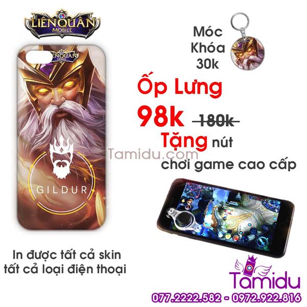 Ốp Lưng Liên Quân GILDUR - Ốp Lưng GILDUR