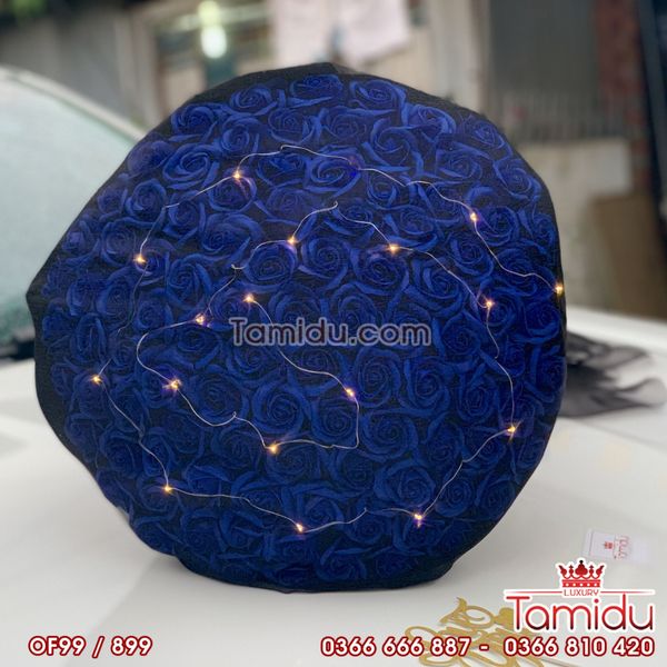 BÓ HOA HỒNG SÁP THƠM 99 BÔNG MÀU XANH CAO CẤP GIÁ RẺ