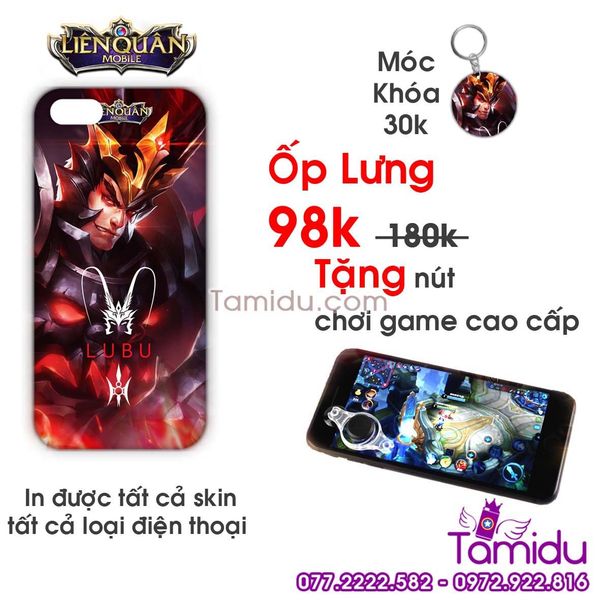 Ốp Lưng Liên Quân LỮ BỐ  - Ốp lưng LỮ BỐ