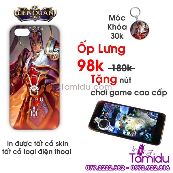 Ốp Lưng Liên Quân LỮ BỐ  - Ốp lưng LỮ BỐ