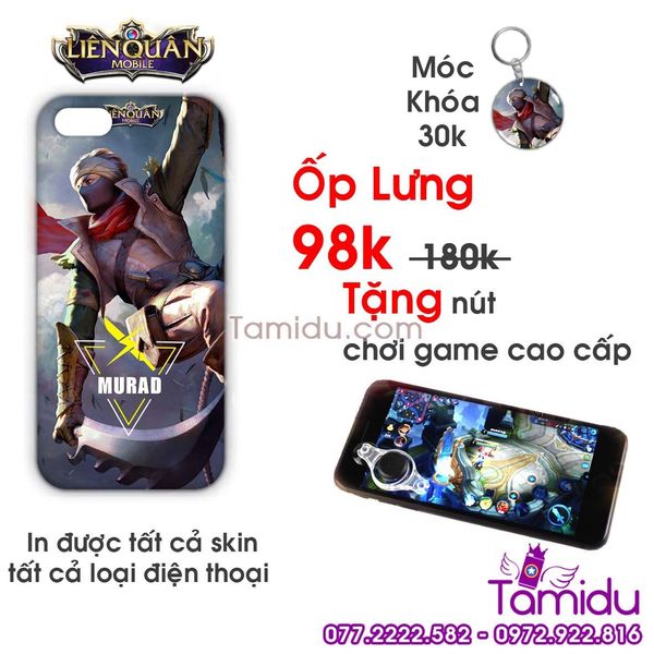 Ốp Lưng Liên Quân MURAD - Ốp Lưng MURAD