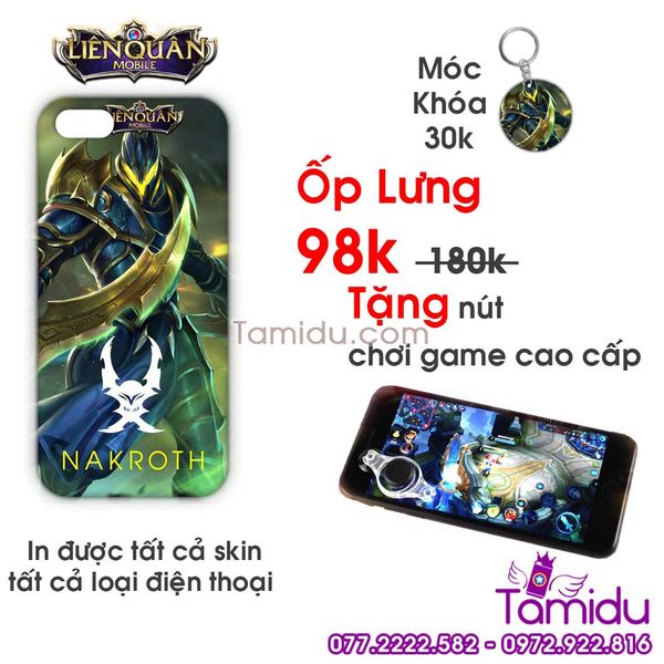 Ốp Lưng Liên Quân NAKROTH - Ốp Lưng NAKROTH