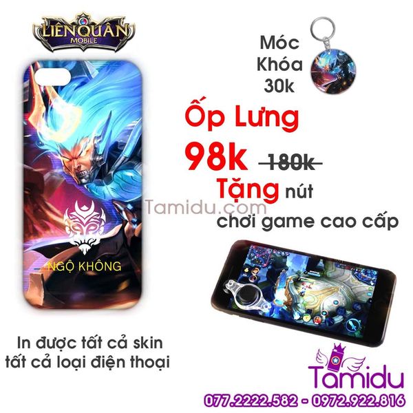 Ốp Lưng Liên Quân NGỘ KHÔNG - Ốp Lưng NGỘ KHÔNG