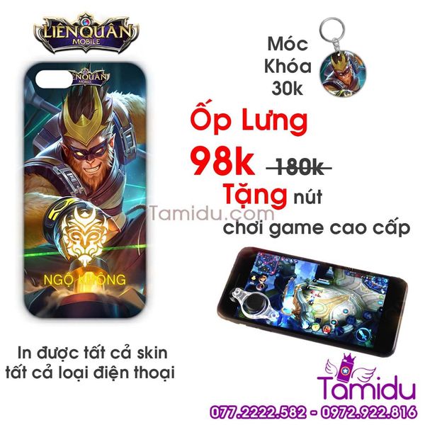 Ốp Lưng Liên Quân NGỘ KHÔNG - Ốp Lưng NGỘ KHÔNG