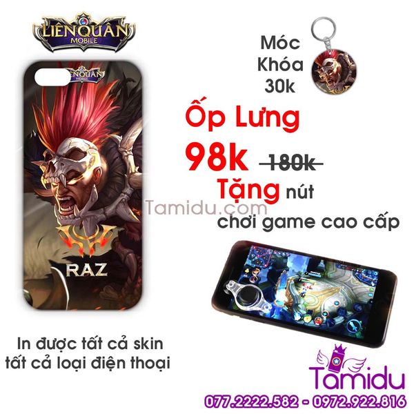 Ốp Lưng Liên Quân RAZ - Ốp Lưng RAZ