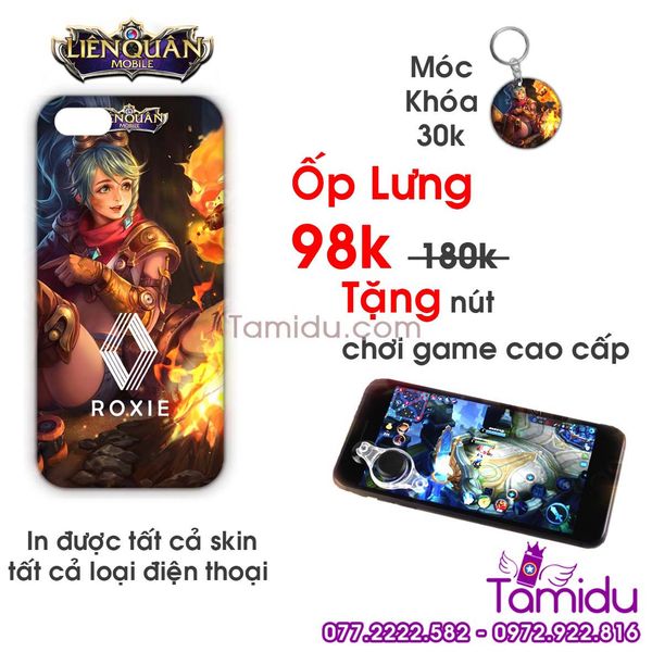 Ốp Lưng Liên Quân Roxie hay Ốp Lưng Roxie