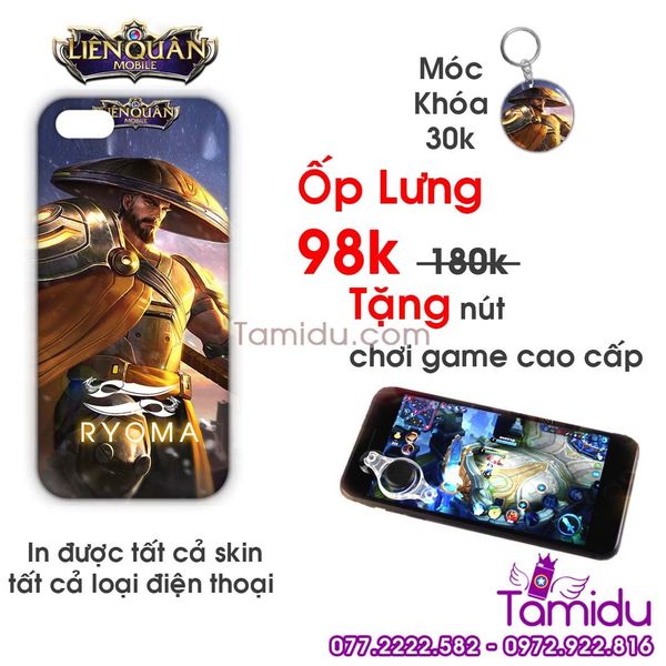 Ốp Lưng Liên Quân RYOMA - Ốp Lưng RYOMA