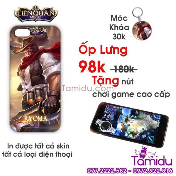 Ốp Lưng Liên Quân RYOMA - Ốp Lưng RYOMA