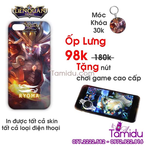 Ốp Lưng Liên Quân RYOMA - Ốp Lưng RYOMA