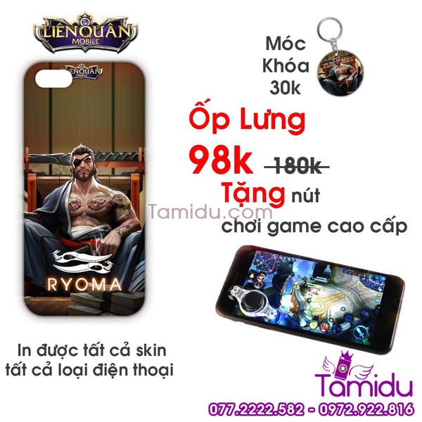 Ốp Lưng Liên Quân RYOMA - Ốp Lưng RYOMA