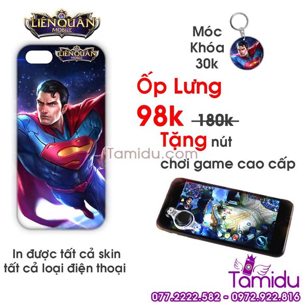 Ốp Lưng Liên Quân SUPERMEN - Ốp Lưng SUPERMEN