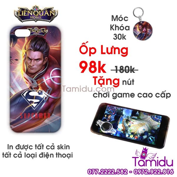 Ốp Lưng Liên Quân SUPERMEN - Ốp Lưng SUPERMEN