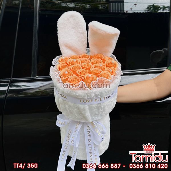 Bó Hoa Tai Thỏ Bunny Hotrend dễ thương