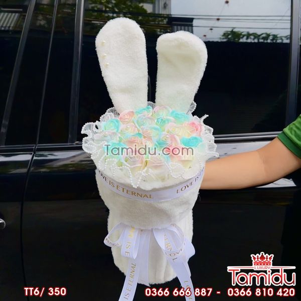 Bó Hoa Tai Thỏ Bunny Hotrend dễ thương