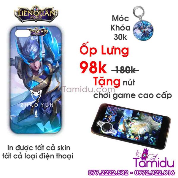 Ốp Lưng Liên Quân TRIỆU VÂN - Ốp Lưng TRIỆU VÂN