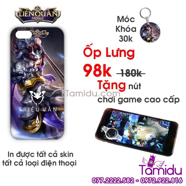 Ốp Lưng Liên Quân TRIỆU VÂN - Ốp Lưng TRIỆU VÂN