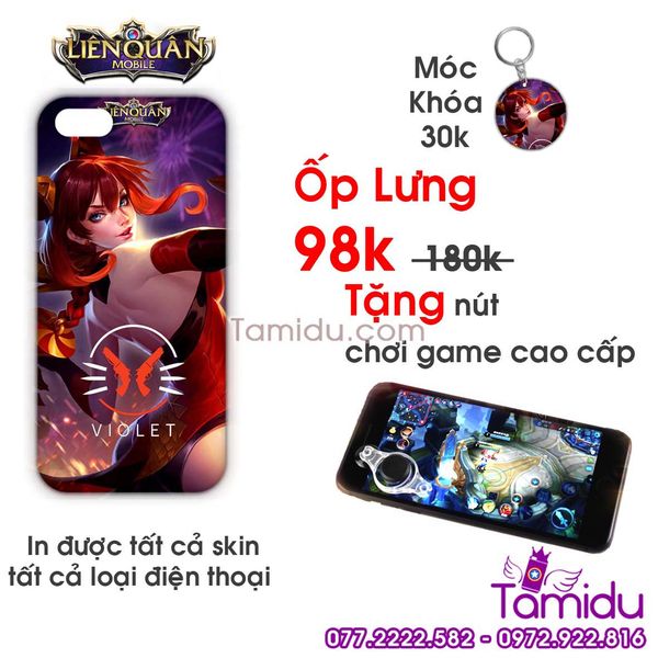 Ốp Lưng Liên Quân VIOLET - Ốp Lưng VIOLET