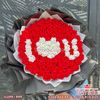 Bó hoa hồng sáp 99 bông I LOVE YOU Đỏ