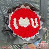 Bó hoa hồng sáp 99 bông I LOVE YOU Đỏ