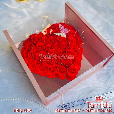 Hộp Tim Mika, Có Ngăn Quà Cao Cấp