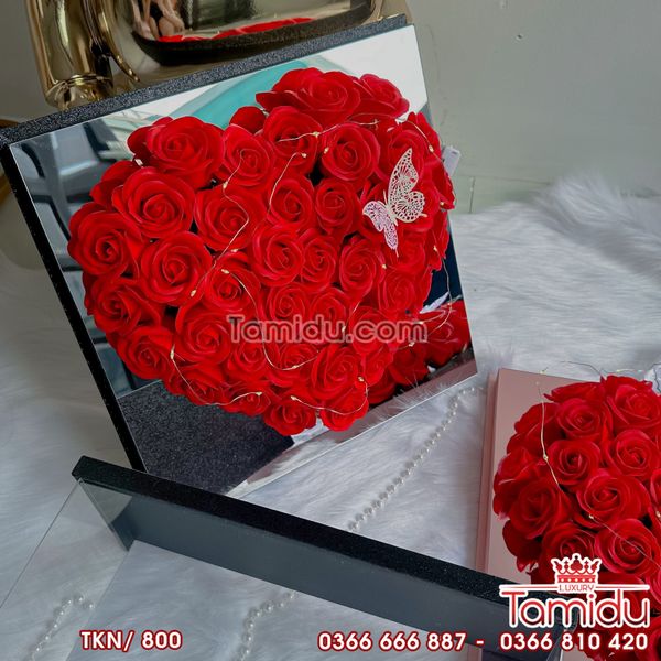 Hộp Tim Mika, Có Ngăn Quà Cao Cấp