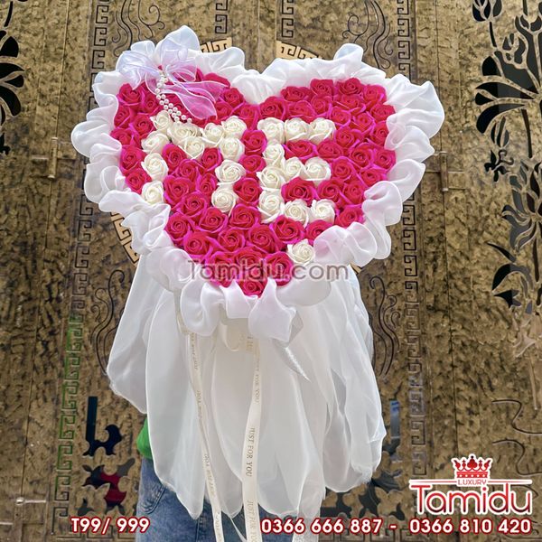 Bó Hoa hồng sáp 99 bông tặng mẹ yêu