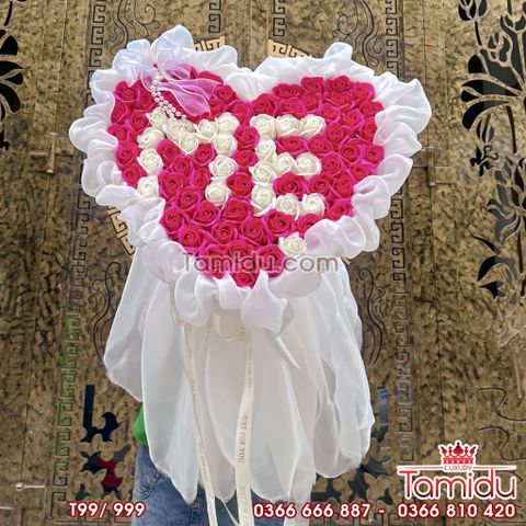 Bó Hoa hồng sáp 99 bông tặng mẹ yêu