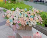Vườn hoa pastel nhẹ nhàng say đắm
