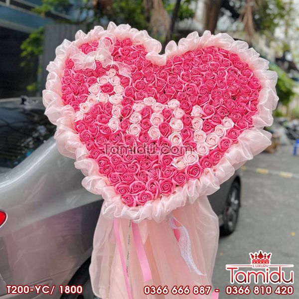 Bó Hoa Hồng Sáp Ngọt Ngào Công chúa