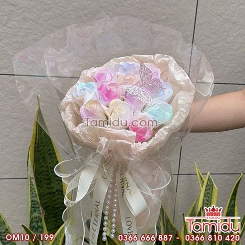 Bó hoa hồng xin xắn, quà tặng bạn bè, đồng nghiệp ngày lễ