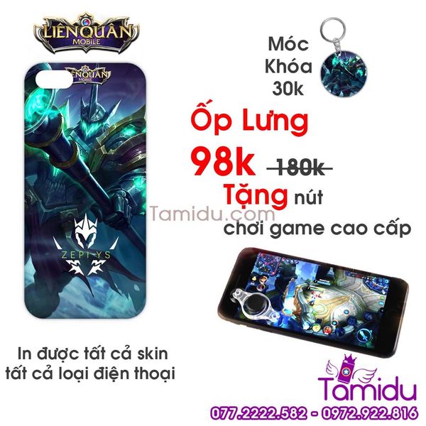 Ốp Lưng Liên Quân ZEPHYS - Ốp Lưng ZEPHYS