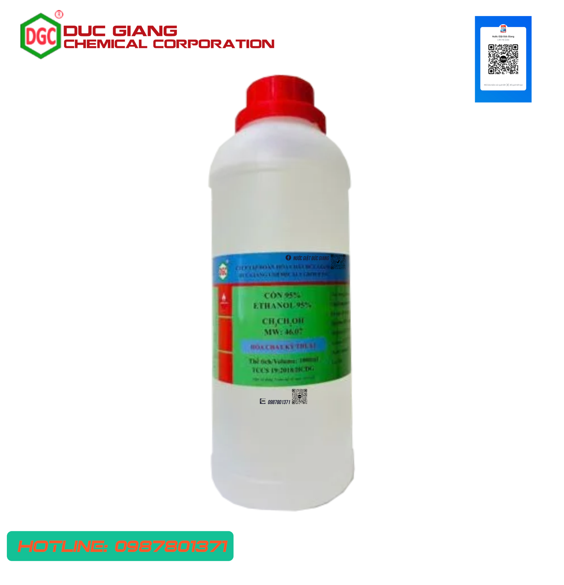 CỒN CÔNG NGHIỆP 95 ĐỘ SẢN XUẤT TỪ NGUYÊN LIỆU THIÊN NHIÊN AN TOÀN