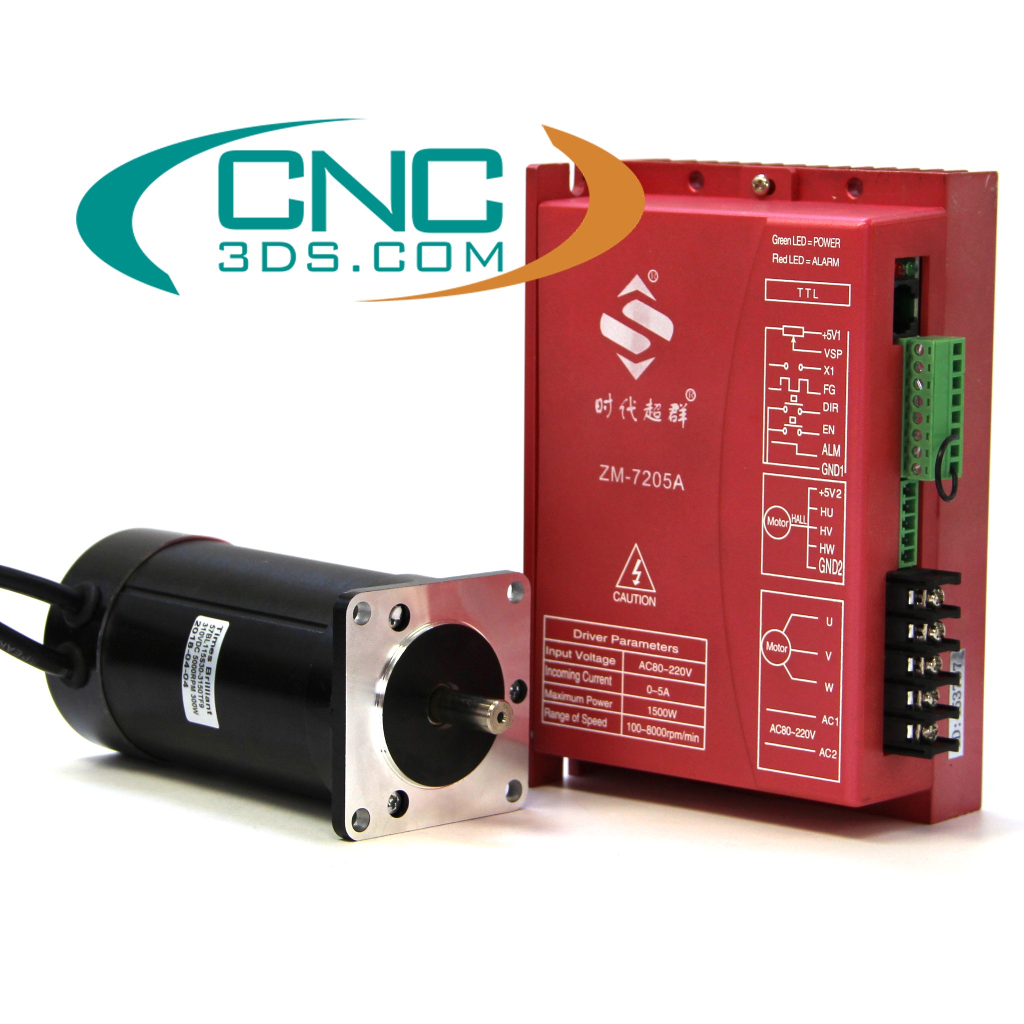 Bộ Điều Khiển Động Cơ BLDC ZM-7205A 220V – CNC3DS
