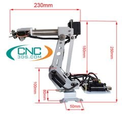 Cánh tay robot mini 6 bậc tự do