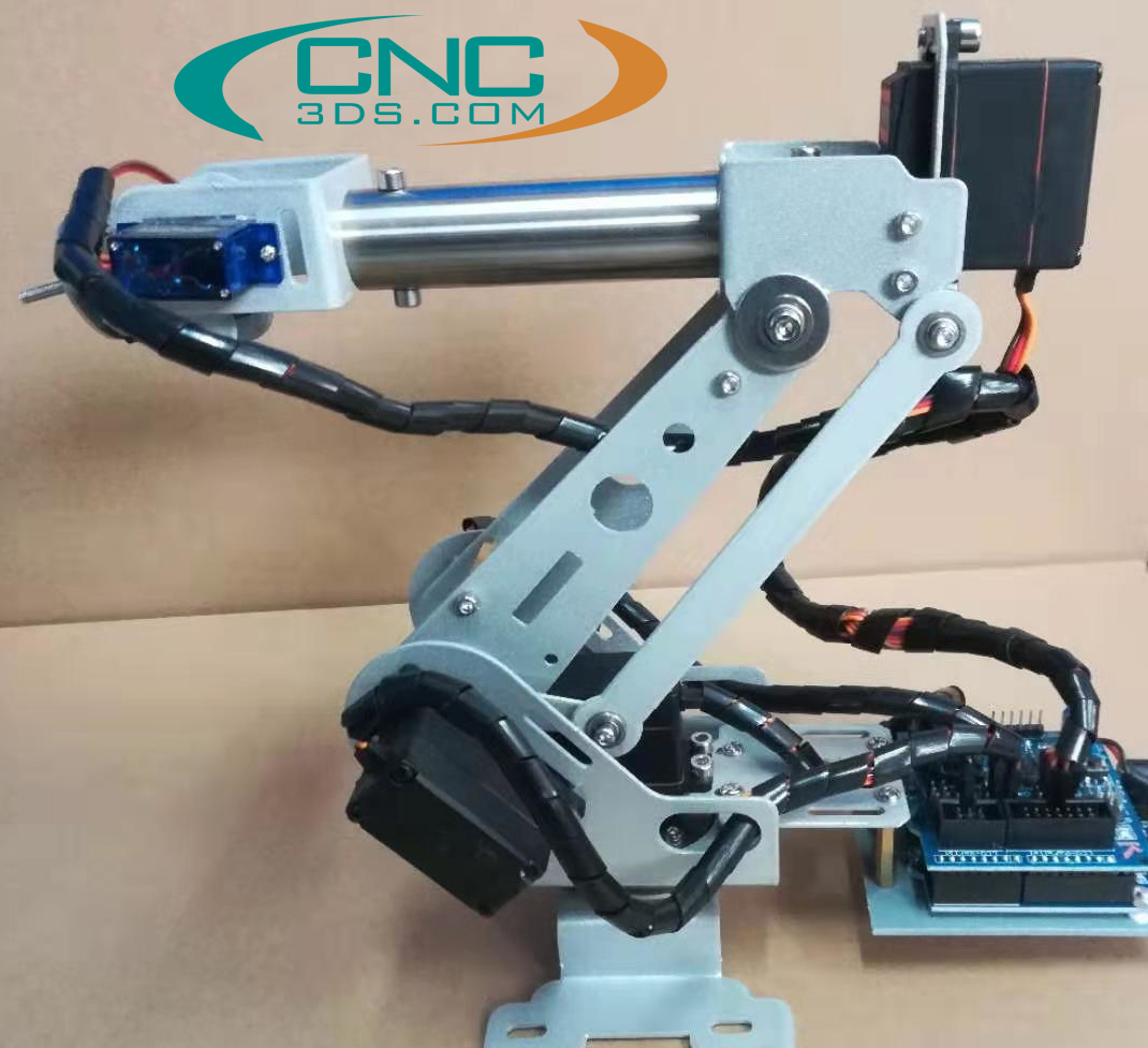 Cánh tay robot (ROBOT ARM) mini 6 bậc tự do – CNC3DS