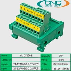 Cầu chia dây điện DC 2 : 8