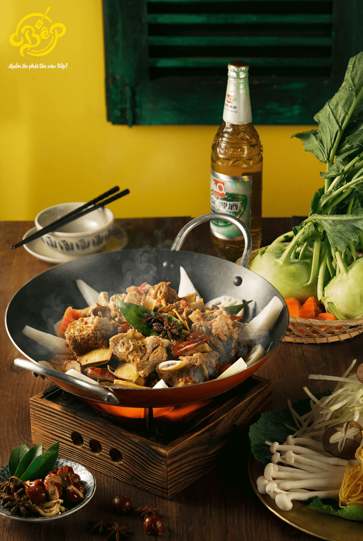 Bếp Quán - Thợ Nhuộm