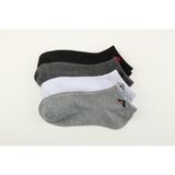  (combo 5 đôi) Tất cổ ngắn nam logo trơn (201) - T&T Socks 