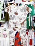  6-9kg;  14-15kg; 18-19kg Set 2 đồ bộ tay ngắn quần dài cho bé gái-S2b02G 