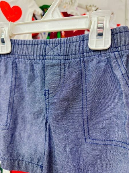  [6m-9m ; 4-5T] Quần Short Kate Bé Trai Cter - Navy Trắng 