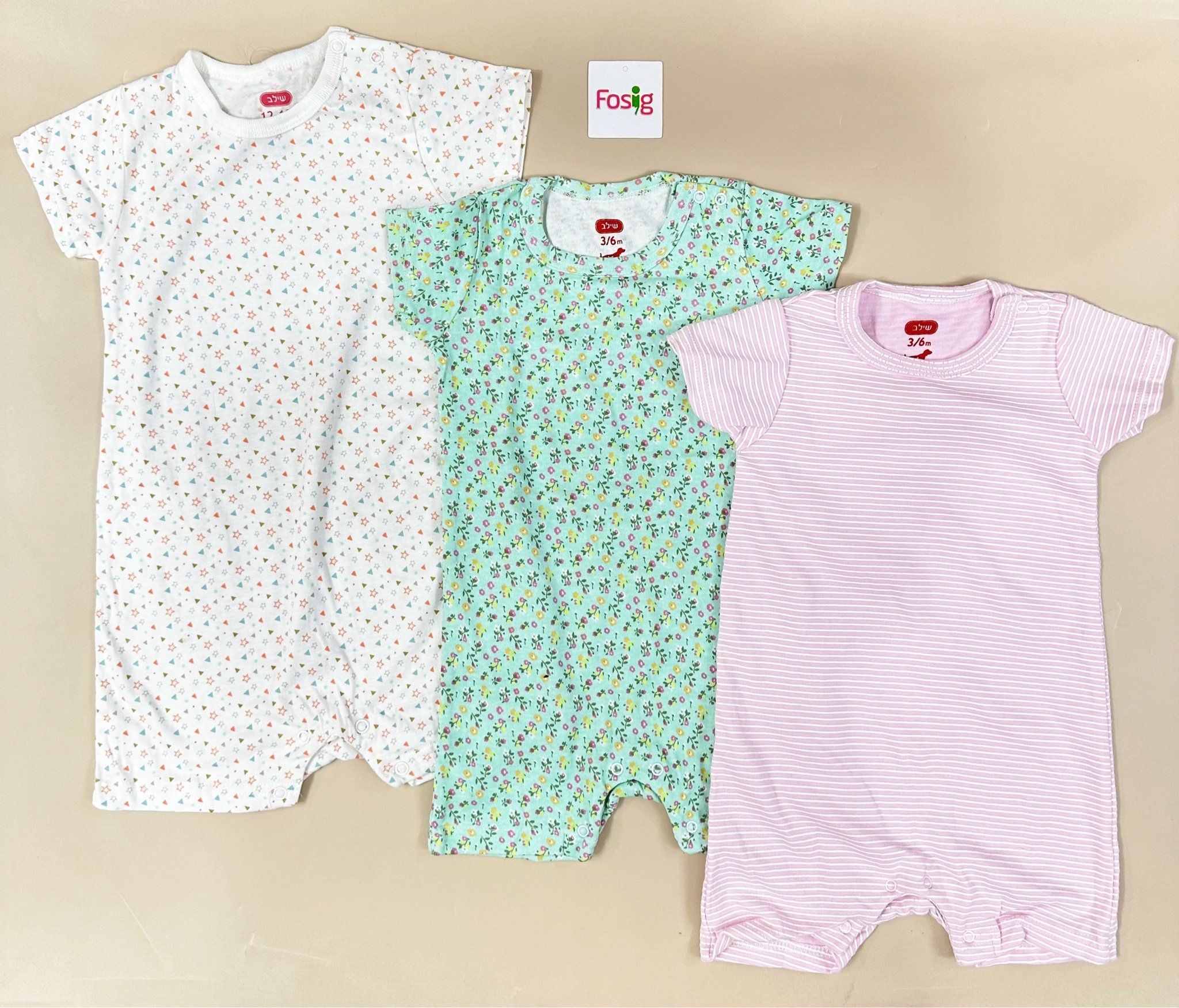  7-15kg Set 3 Romper bé gái mẫu nào cũng xinh yêu- Set ngẫu nhiên S3R1G 