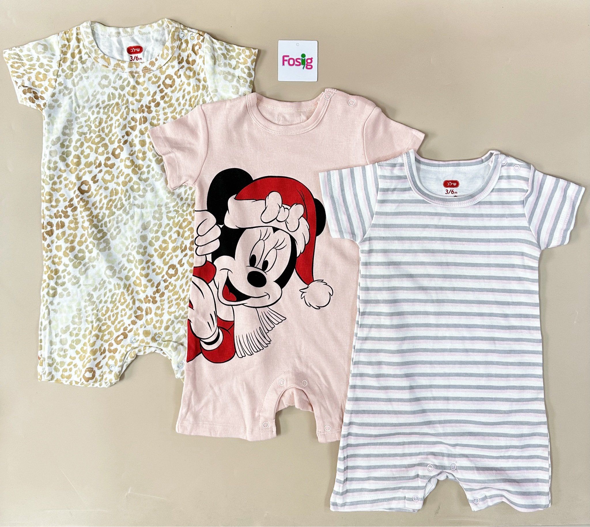  7-15kg Set 3 Romper bé gái mẫu nào cũng xinh yêu- Set ngẫu nhiên S3R1G 