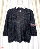  [13-14kg] Áo Cardigan Len ON Unisex - Đen 