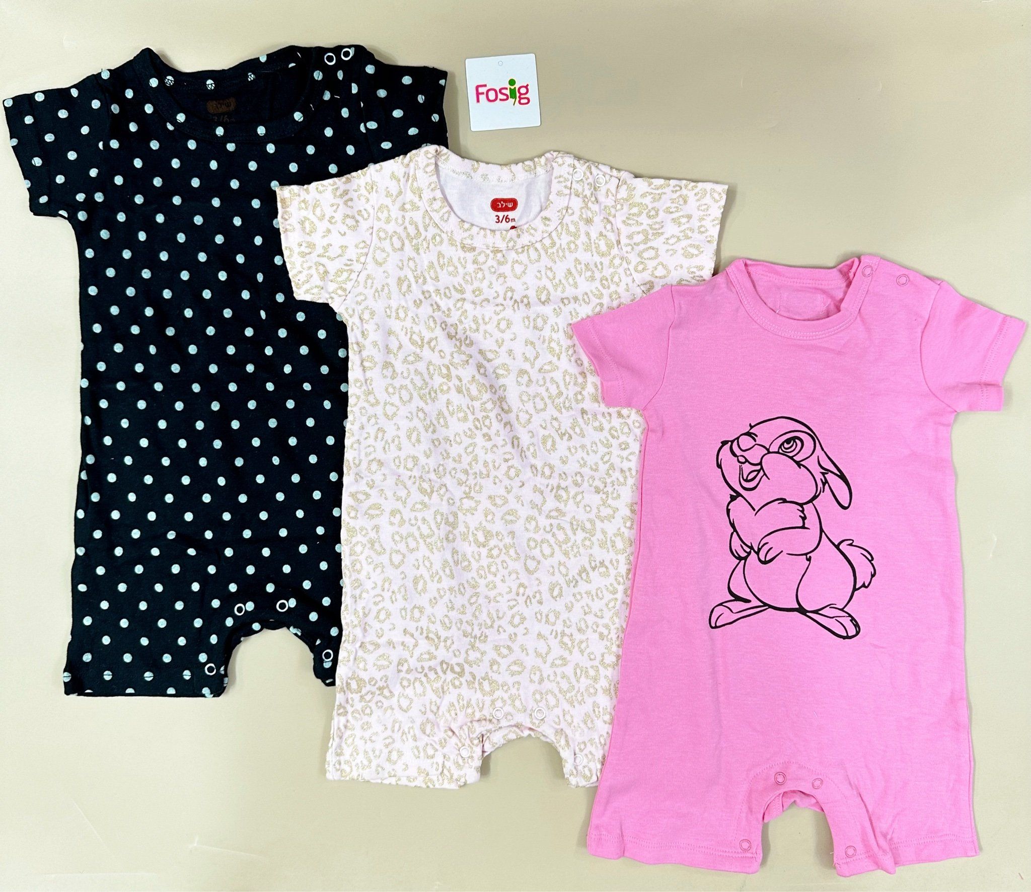  7-15kg Set 3 Romper bé gái mẫu nào cũng xinh yêu- Set ngẫu nhiên S3R1G 