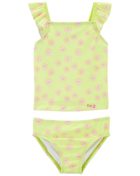  [6m; 4T] Đồ Bơi 2 Mảnh Bé Gái Cter - CT Xanh Hoa Cúc 
