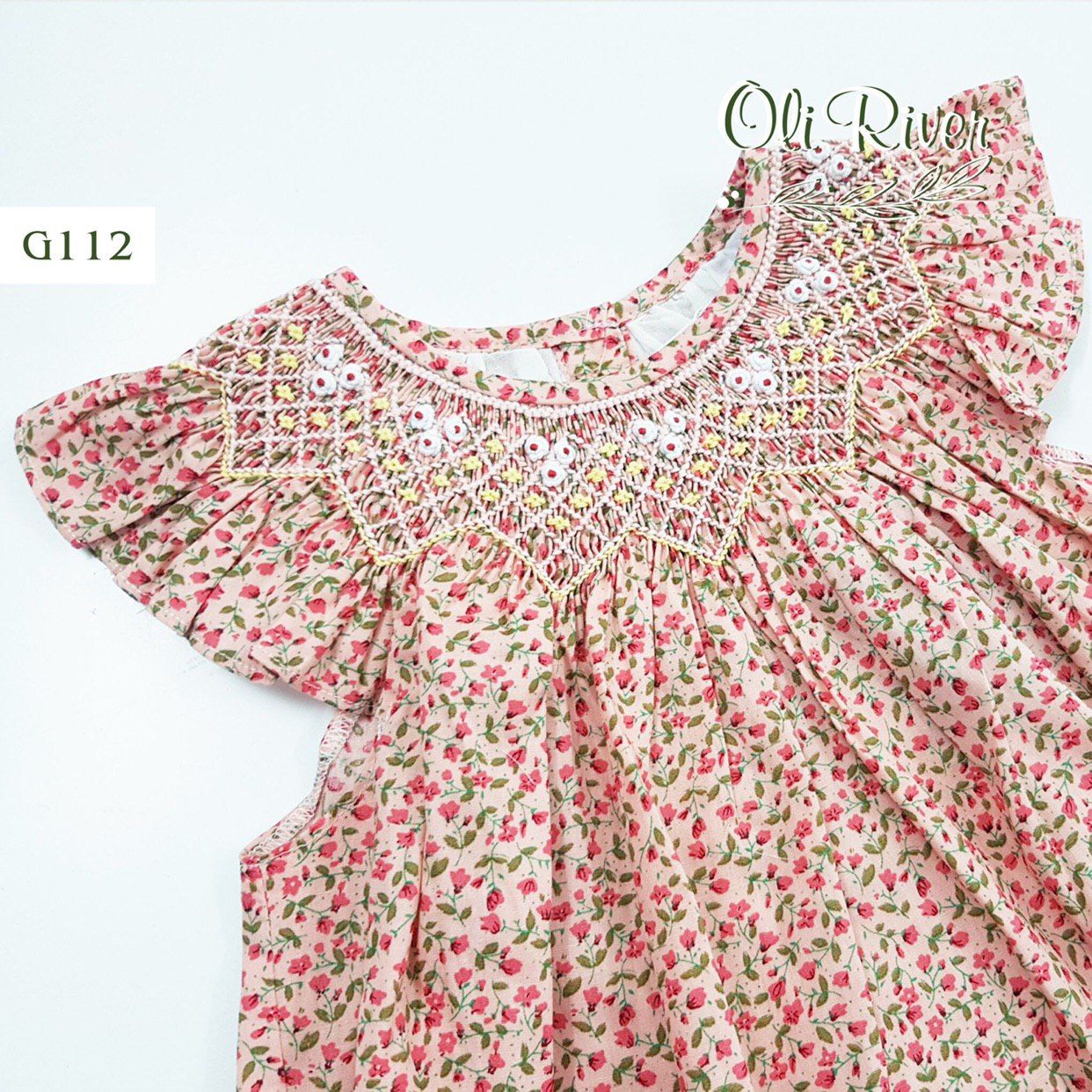  [10-11kg] Đầm Cánh Tiên Cotton [Girl] - Hồng Hoa 